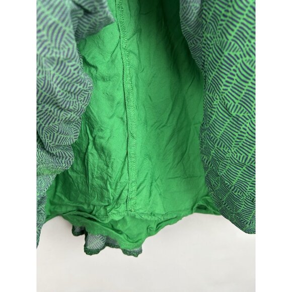Anthropologie Maeve Tiered Midi Maxi Skirt Women’s Small  Green Elastic Waist - Picture 10 of 13